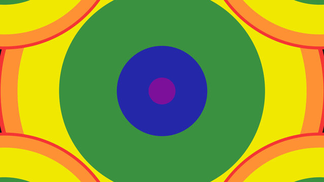 Circle Pride Rainbow Transitions 4k 1:1 16:9 9:16