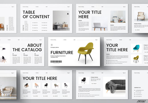 Product Catalog Presentation Template