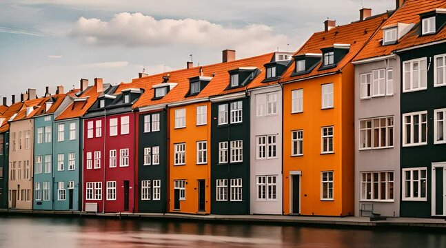 Copenhagen&rsquo;s Vibrant Facades. Colorful Urban Architecture