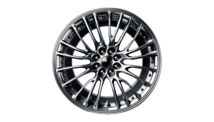 Car rim  isolated on transparent or white background