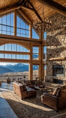 Obraz premium Luxury Mansion in Aspen, Colorado