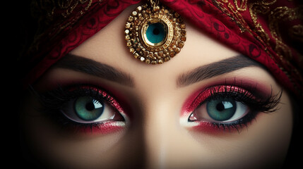 olhos de deusa da dan&ccedil;a do ventre