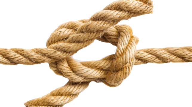 Rope on a transparent background