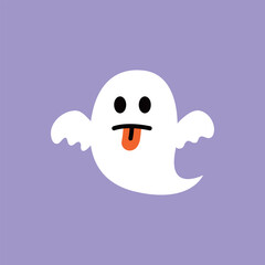シンプルなお化けのベクターアイコン