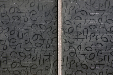 昭和レトロな窓ガラス