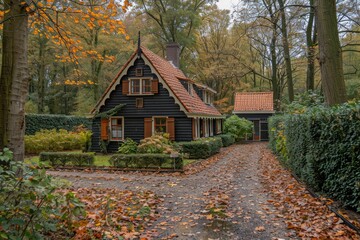 A small villa in the forest