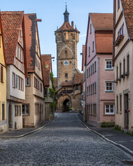 Old town in Rothenburg ob der Tauber