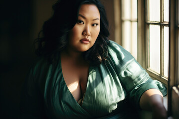 女, 女性, アジア人, 日本人, 肥満, 太った女性, 多様性, モデル, 美しい女性, Female, Asian, Beautiful, Japanese, Obesity, Fat Woman, Diversity, Model, Woman