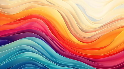 abstract colorful background with waves