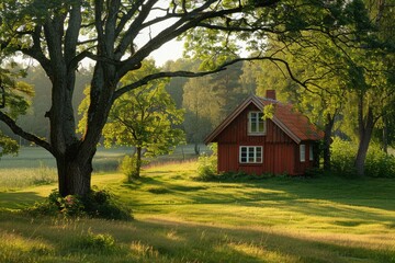A small villa in the forest
