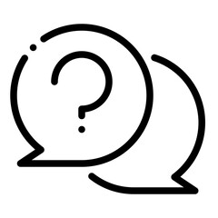 question chat icon