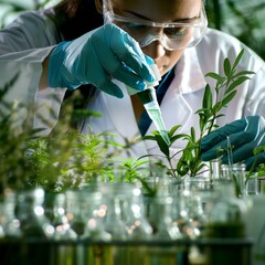 scientist working in laboratory