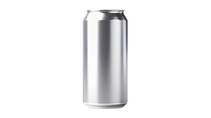 Blank can on a transparent background