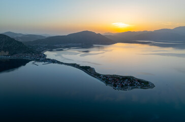 Lake Egirdir of Turkey is situated in the Isparta province. It is also known as the 'seven colored...