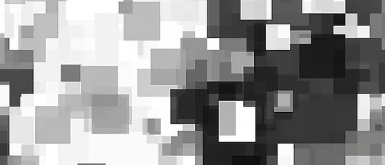 geometric pattern with grey and blue squares, creating a captivating 3D mosaic