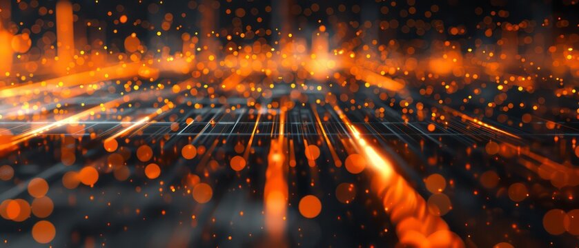 dynamic firework bursts into motion streams, filling the space with bright and energetic colors