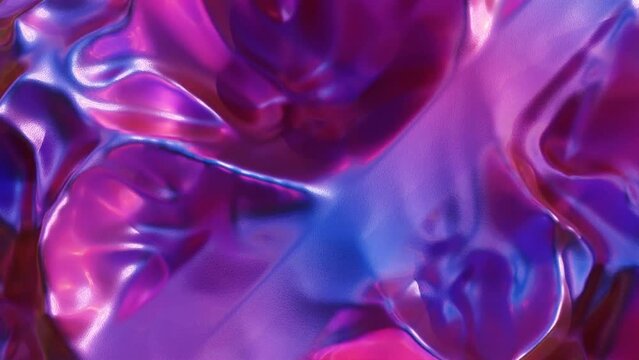 Fondo tecnol&oacute;gico en movimiento. Olas en movimiento lento de color morado.