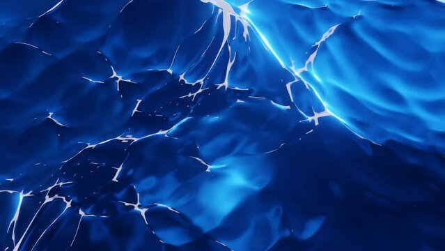 Olas de mar en movimiento. Fondo azul din&aacute;mico de ondas.
