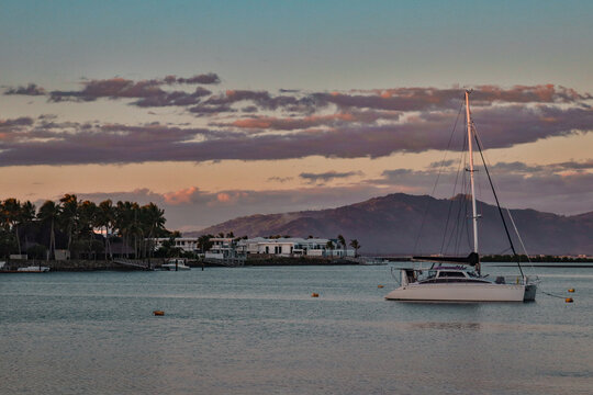 sunset on Viti Levu (Fiji)