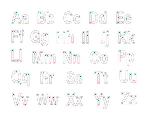 Tracing Alphabet for Education