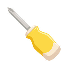 Phillips head screwdriver. Working tool for repair master