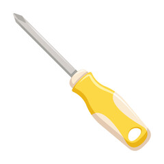 Phillips head screwdriver. Working tool for repair master
