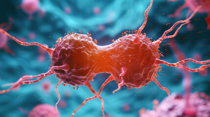 Human Cancer Cell Dividing