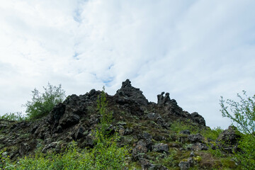 Dimu Borgir lava fields of Iceland from Akureyri