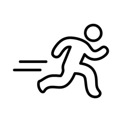 Sprint Icon Ideal for Fitness and Athletic Designs