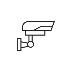 Video monitoring icon. Simple Video monitoring icon for social media, app, and web design. Vector illustration.