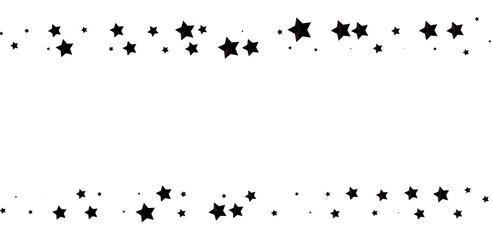 Cascading Christmas Constellations: Brilliant 3D Illustration Showcasing Falling Festive Star Patterns