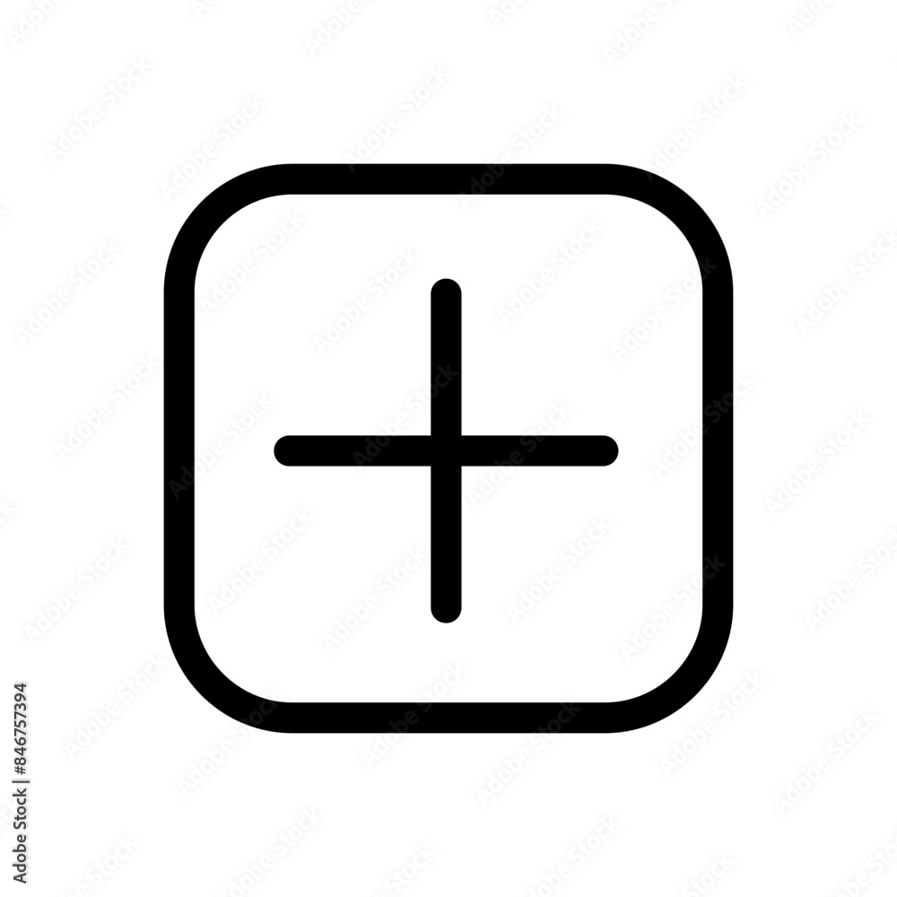 Poster Add Icon Perfect for User Interface and Application Designs