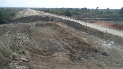 earthwork for fountain