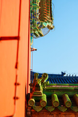 Close-up photo of main gate of Hall of Prayer for Good Harvest