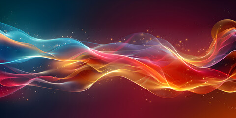 Obraz premium Abstract 3d digital background, lines, perspective, speed, for tech, data, audio, graphics