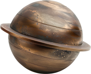 Antique Copper Globe Clipart, png, di cut, cut out, isolated on transparent background