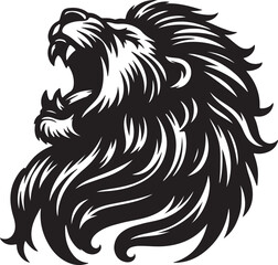 Lion Silhouette Vector Art