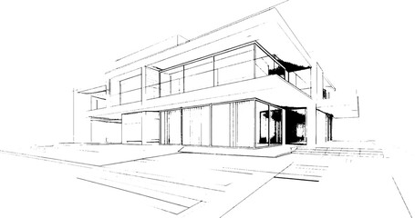 house sketch drawing © Pixel Park