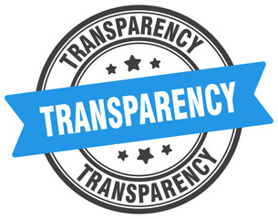 transparency stamp. transparency label on transparent background. round sign