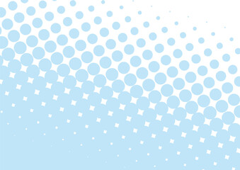 ドット背景水色のシンプルな網点