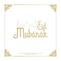 Eid Mubarak Social Media post Design