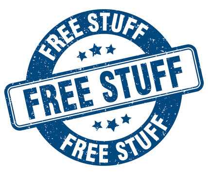 free stuff stamp. free stuff label. round grunge sign