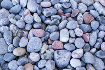 Natural Earth Patterns- Abundance of Rocks and Pebbles on Gravel Ground in Crovie, Scotland