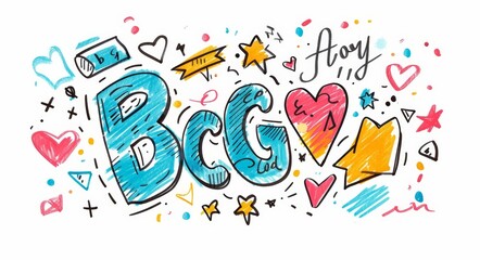 BCC Love - A Creative and Fun Stock Image