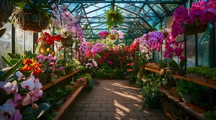 Orchid Greenhouse - Blooming Paradise