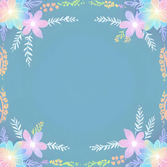 Obraz premium 꽃 틀