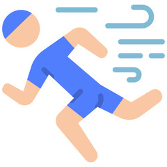 marathon flat icon