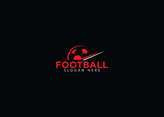 Vector football/soccer swoosh logo
