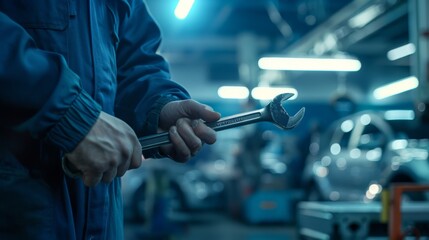 The Mechanic with Wrench