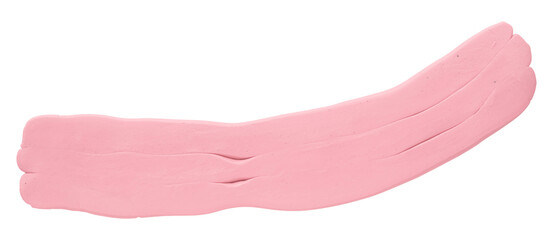 Plasticine is a pink brush isolated on a transparent background.